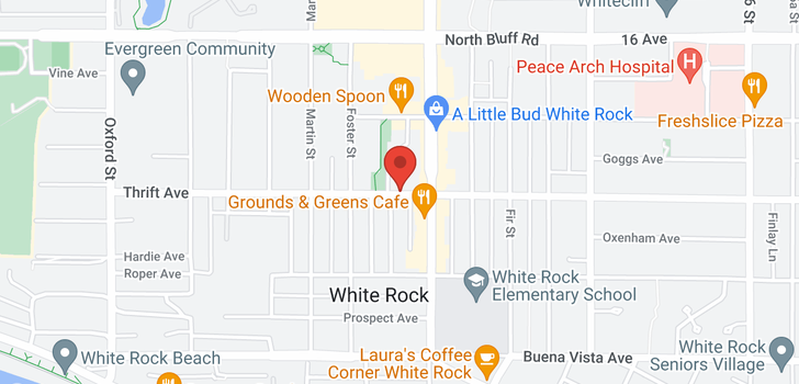 map of 1207 15165 THRIFT AVENUE